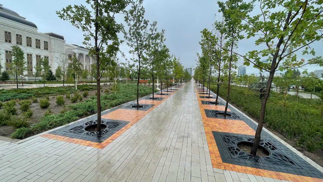 Приствольная решетка для дерева ZKING CRUST 1.2х1.2м Черная в Феодосии фото