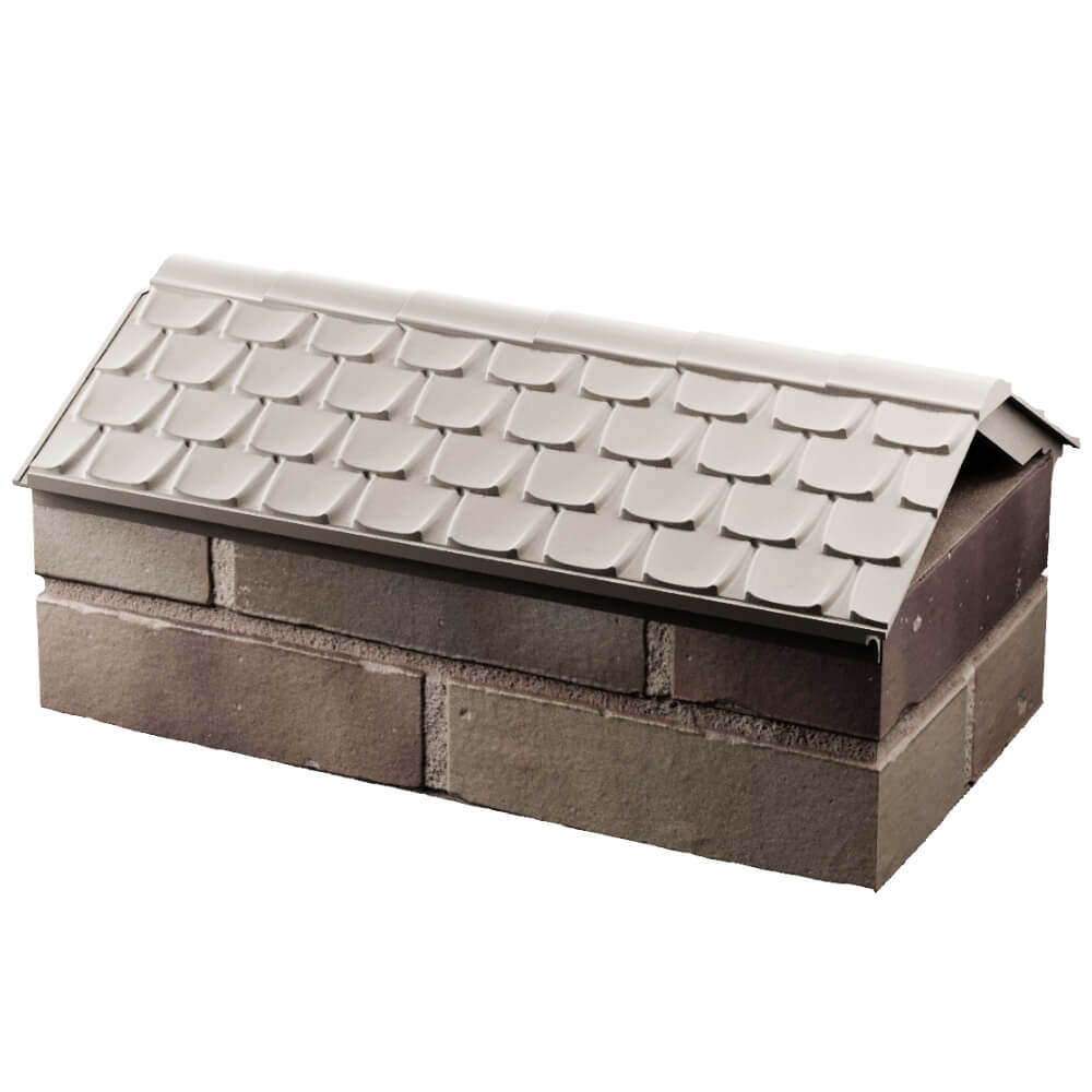 Парапет Zking Эльбрус Бежевый с посадкой на 1 кирпич (255мм) в Феодосии фото