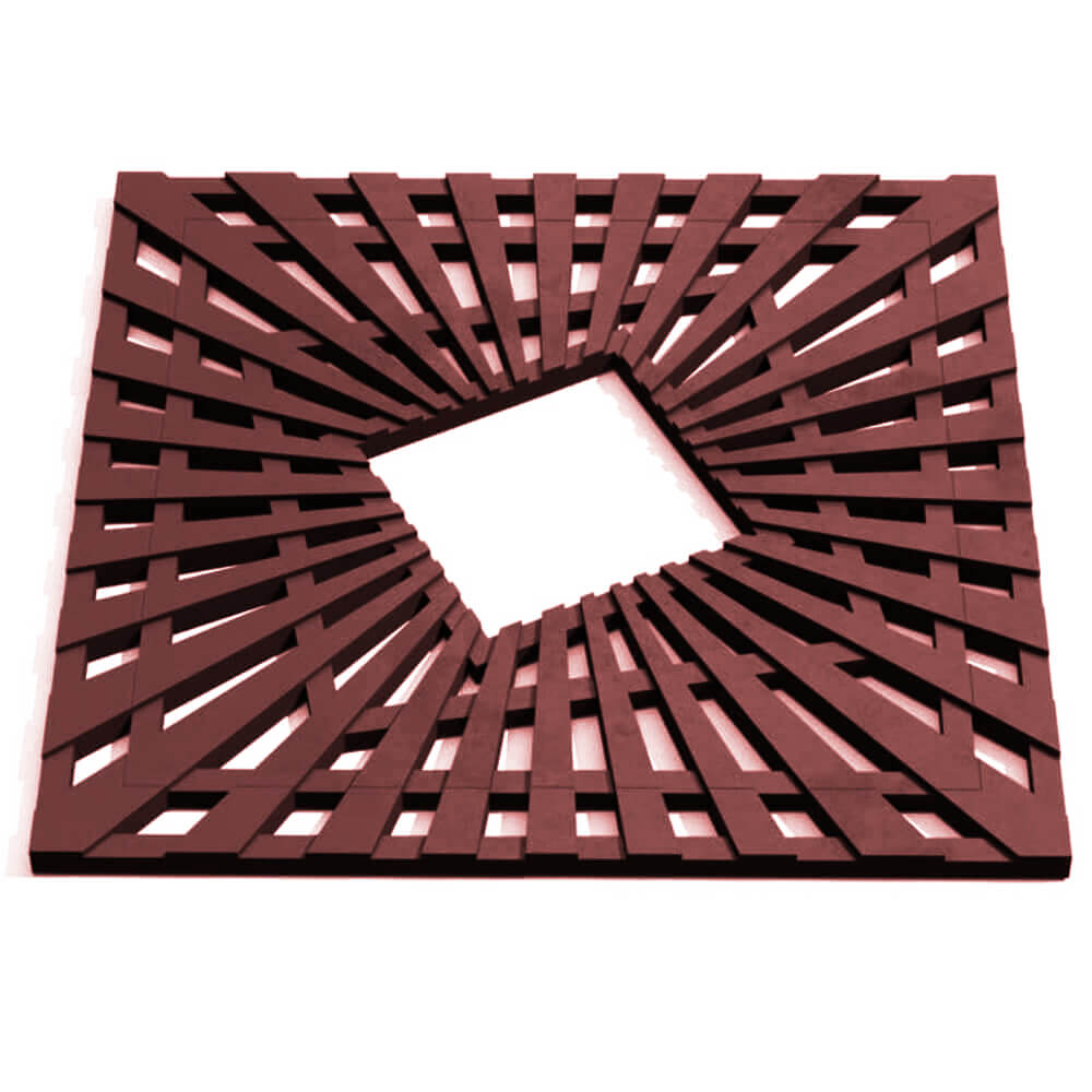 Приствольная решетка для дерева ZKING ATMOSPHERE 1.2х1.2м Коричневая Феодосия фото