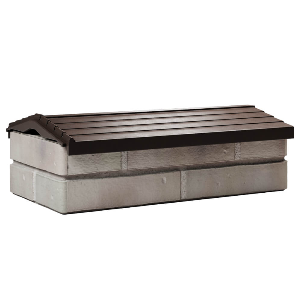 Парапет Zking Бона ХайТек Коричневый с посадкой на 1 кирпич (200/225/255мм) Феодосия фото