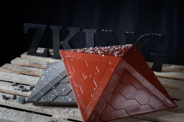 Колпак Zking Эверест Красный на столб 1.5х1.5 кирпича (390х390мм) в Феодосии фото