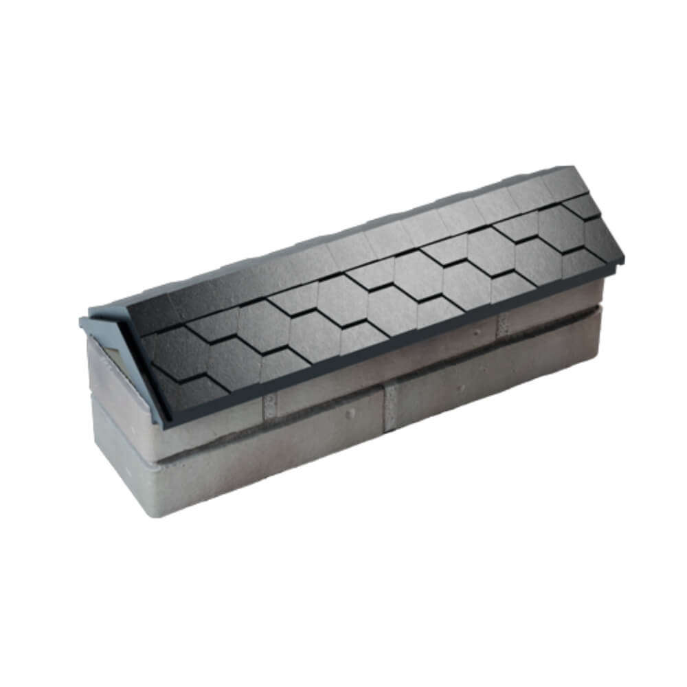 Парапет Zking Эверест Черный с посадкой на 0.5 кирпича (130мм) в Феодосии фото