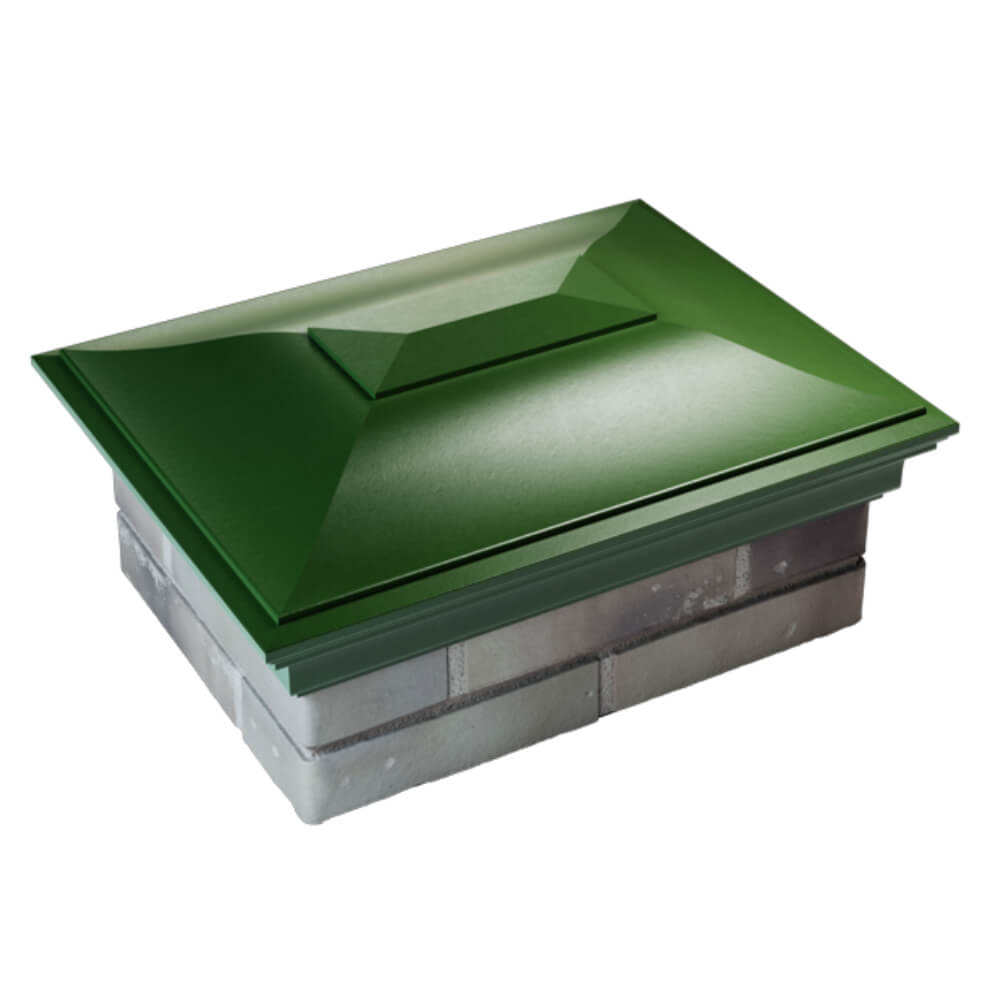 Колпак Zking Монблан Зеленый на столб 2х1.5 кирпича (515х385мм) Феодосия фото