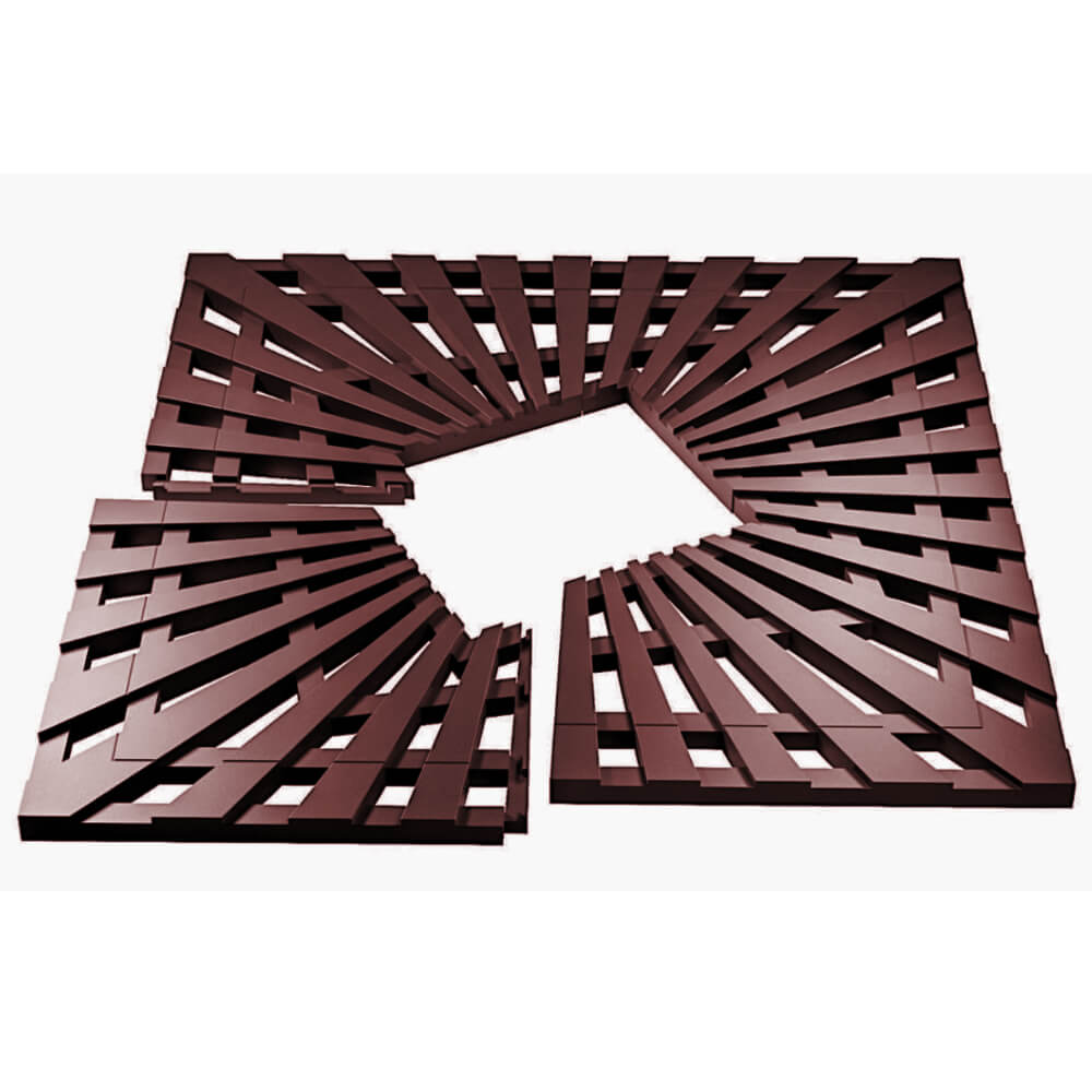 Приствольная решетка для дерева ZKING ATMOSPHERE 1.2х1.2м Коричневая в Феодосии фото