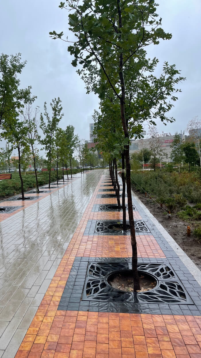 Приствольная решетка для дерева ZKING CRUST 1.2х1.2м Черная в Феодосии фото