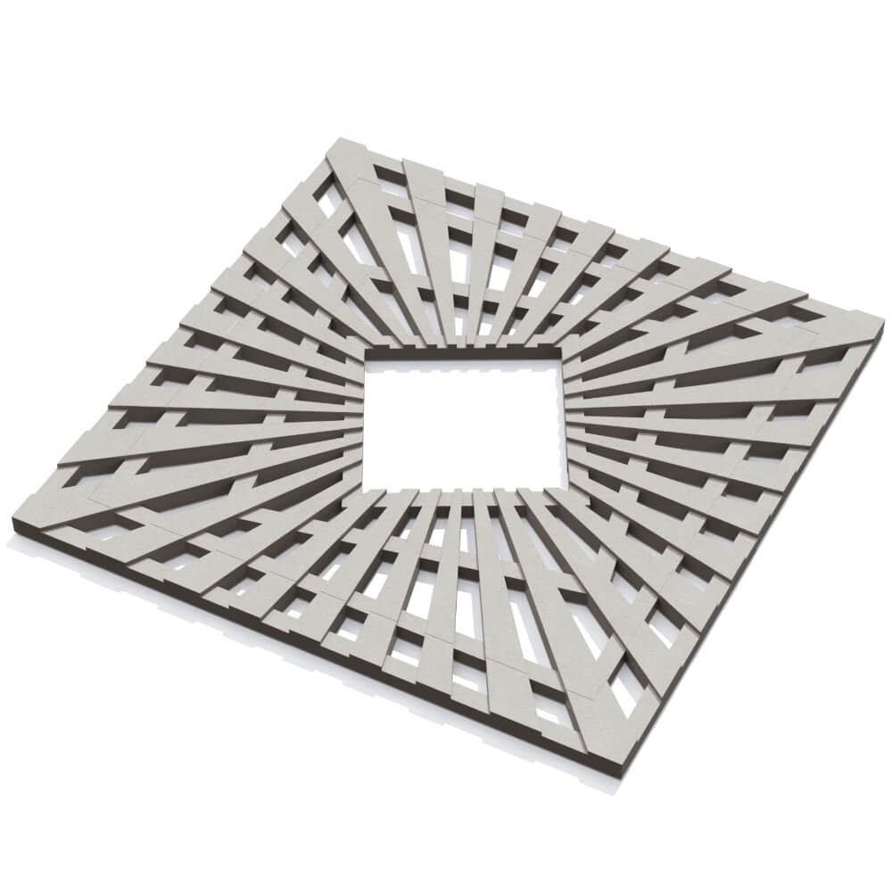 Приствольная решетка для дерева ZKING ATMOSPHERE 1.2х1.2м Бежевая в Феодосии фото