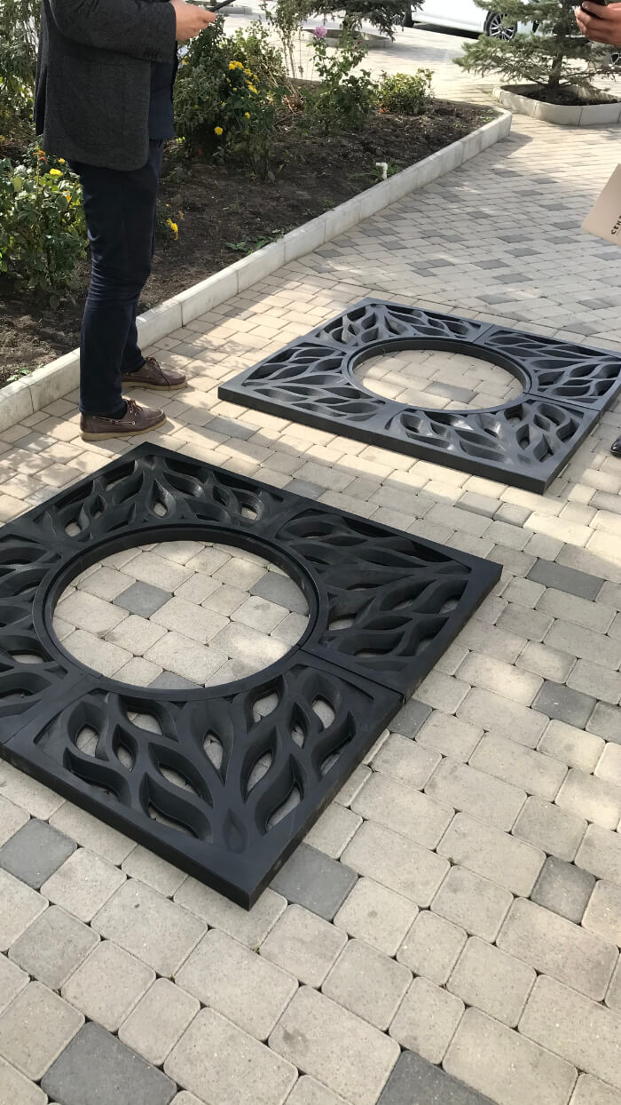 Приствольная решетка для дерева ZKING CRUST 1.2х1.2м Черная в Феодосии фото