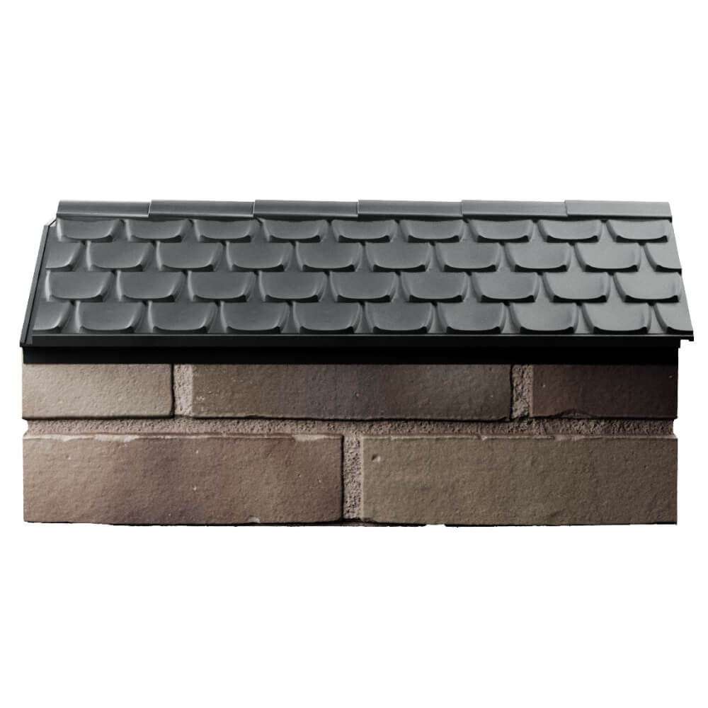 Парапет Zking Эльбрус Серый с посадкой на 1 кирпич (255мм) в Феодосии фото