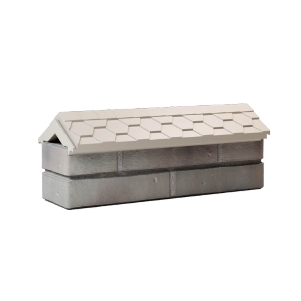 Парапет Zking Эверест Бежевый с посадкой на 0.5 кирпича (130мм) Феодосия фото