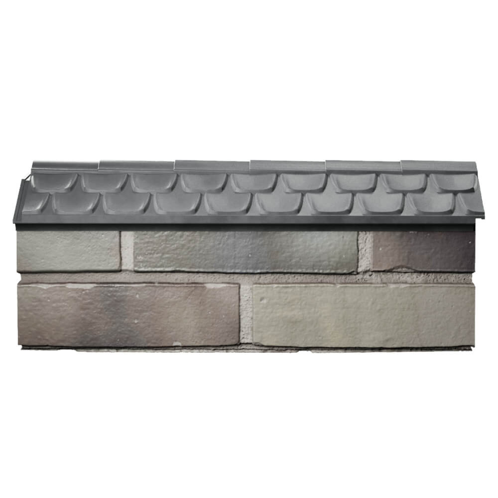 Парапет Zking Эльбрус Серый с посадкой на 0.5 кирпича (130мм) в Феодосии фото