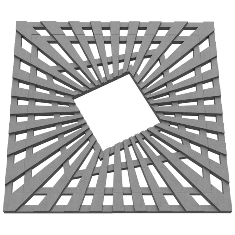 Приствольная решетка для дерева ZKING ATMOSPHERE 1.2х1.2м Серая в Феодосии фото