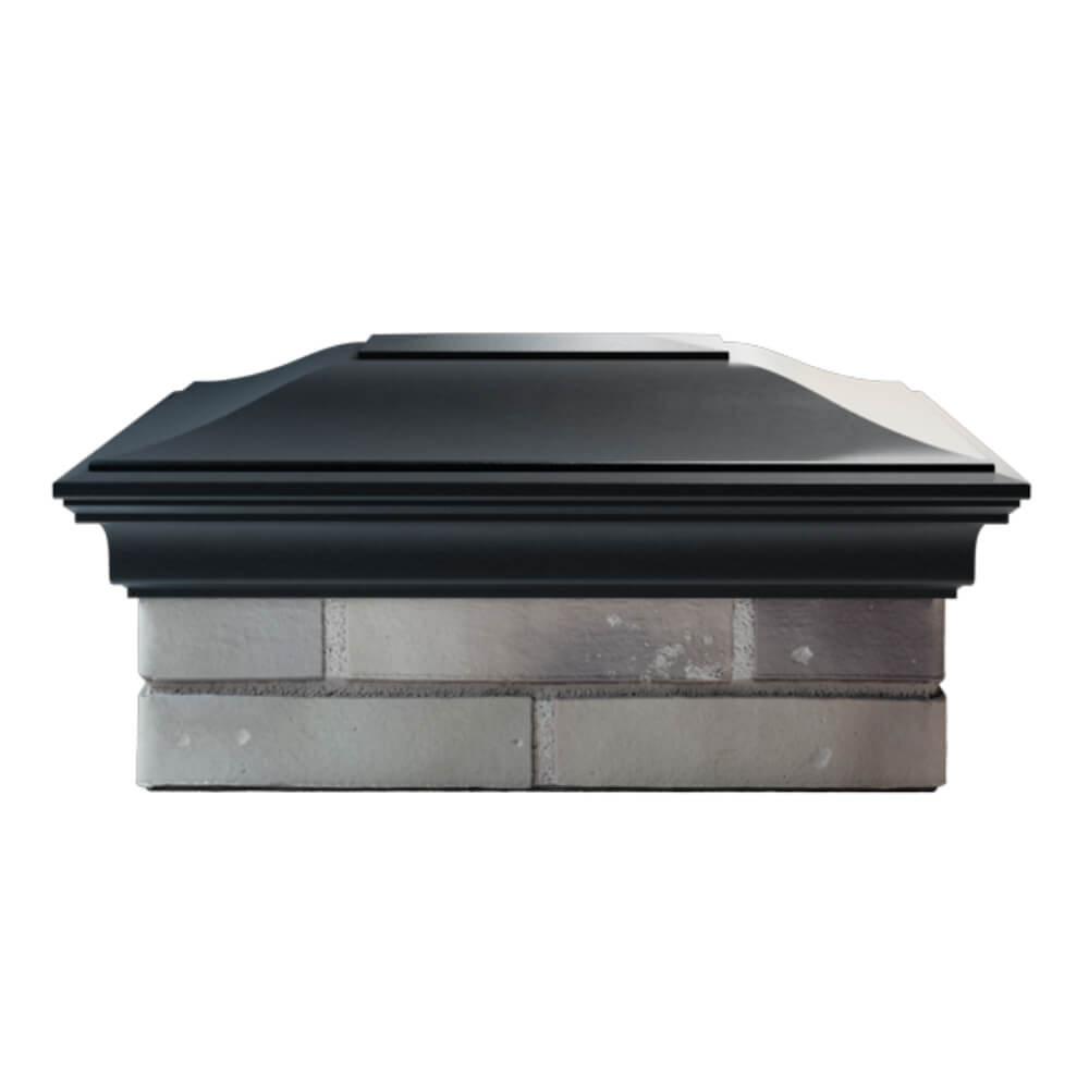 Колпак Zking Монблан Черный на столб 2х1.5 кирпича (515х385мм) в Феодосии фото