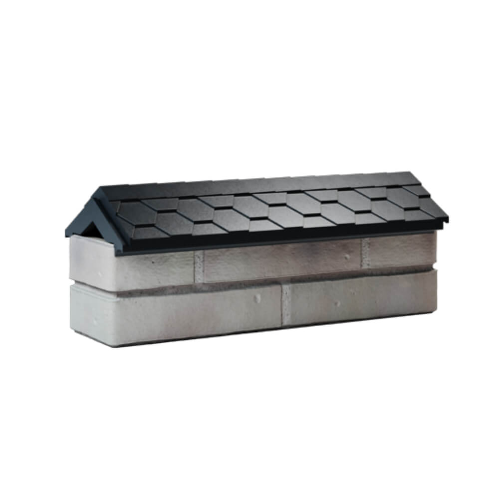 Парапет Zking Эверест Черный с посадкой на 0.5 кирпича (130мм) Феодосия фото