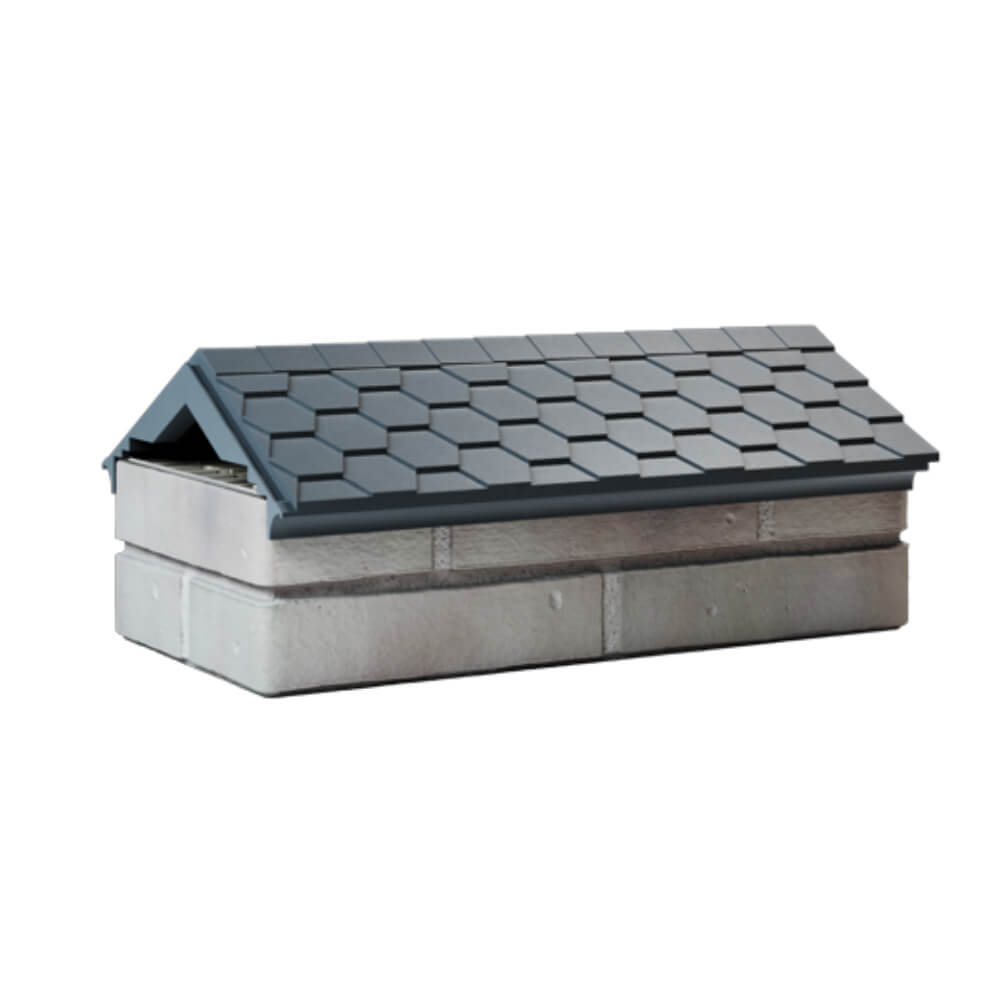 Парапет Zking Эверест Серый с посадкой на 1 кирпич (200/225/255мм) Феодосия фото