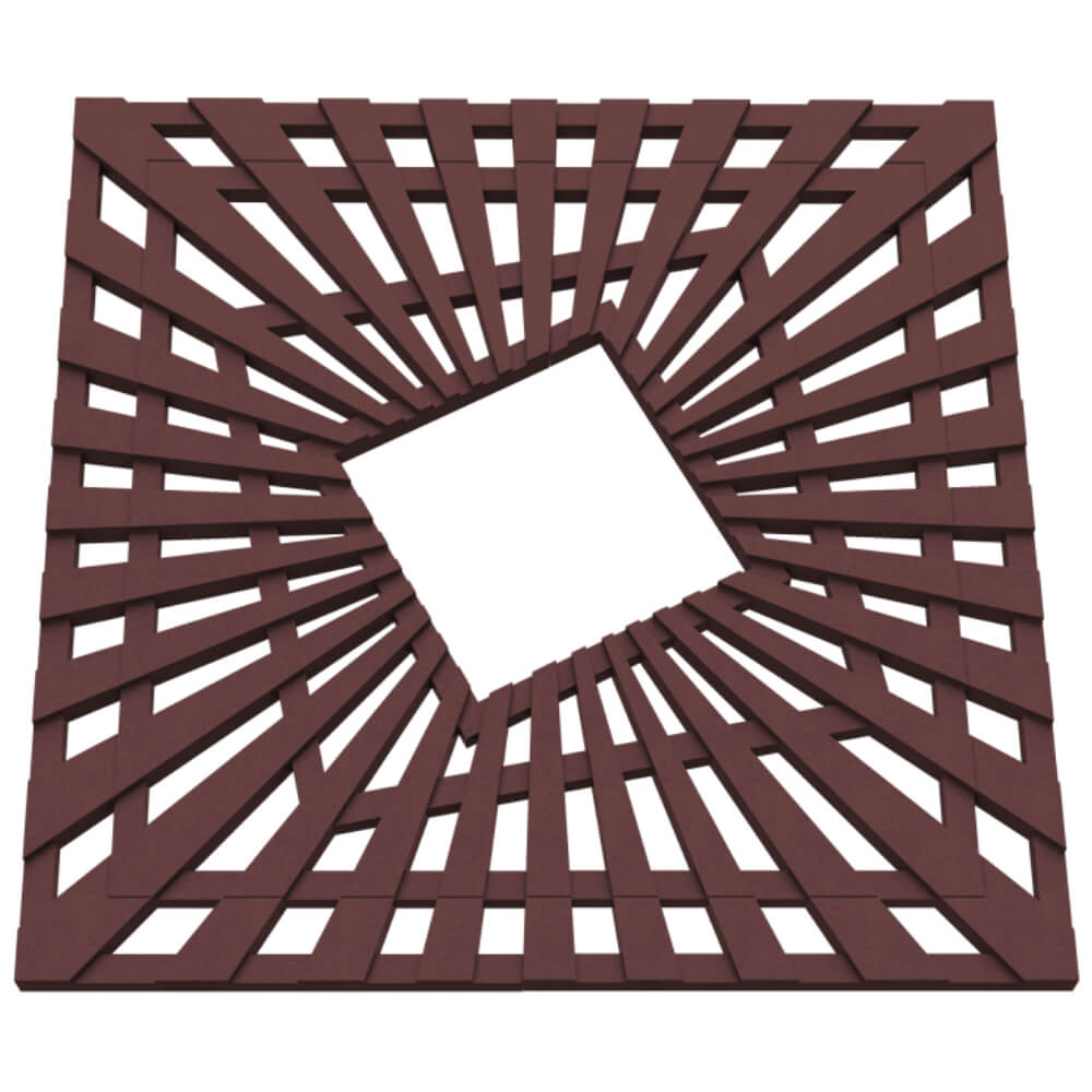 Приствольная решетка для дерева ZKING ATMOSPHERE 1.2х1.2м Коричневая в Феодосии фото