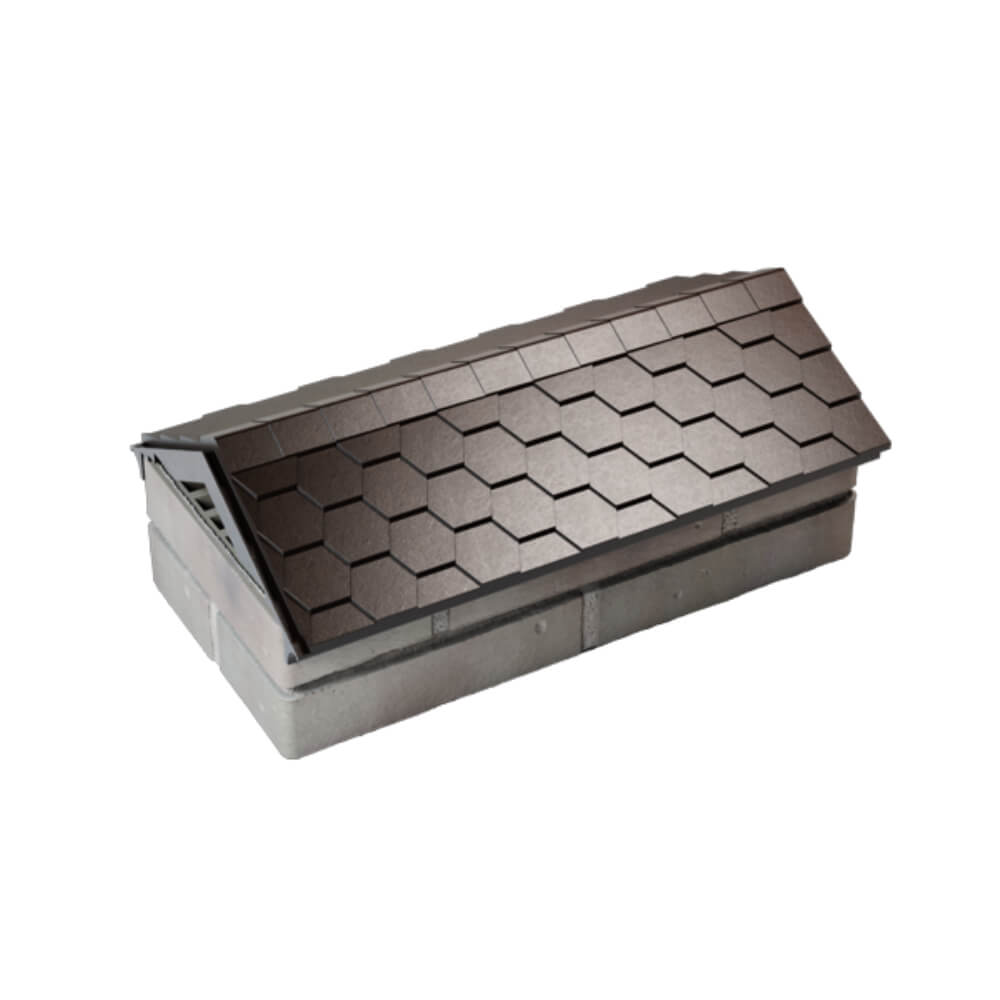 Парапет Zking Эверест Коричневый с посадкой на 1 кирпич (200/225/255мм) в Феодосии фото