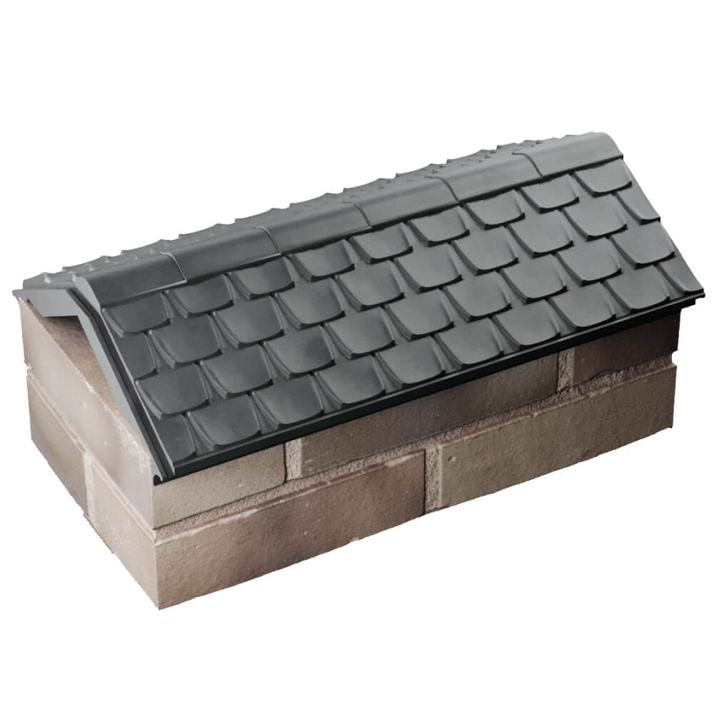 Парапет Zking Эльбрус Серый с посадкой на 1 кирпич (255мм) в Феодосии фото