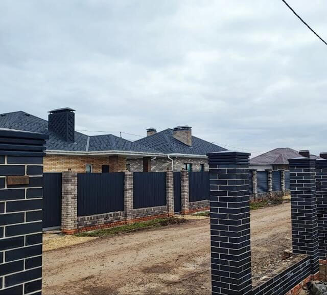 Колпак Zking Бона ХайТек Серый на столб 1.5х1.5 кирпича (385х385мм) в Феодосии фото