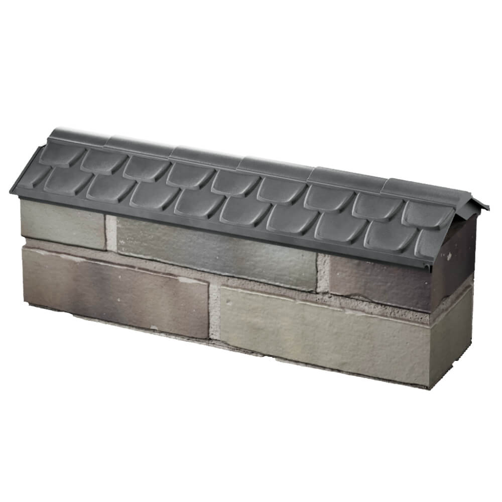 Парапет Zking Эльбрус Серый с посадкой на 0.5 кирпича (130мм) в Феодосии фото