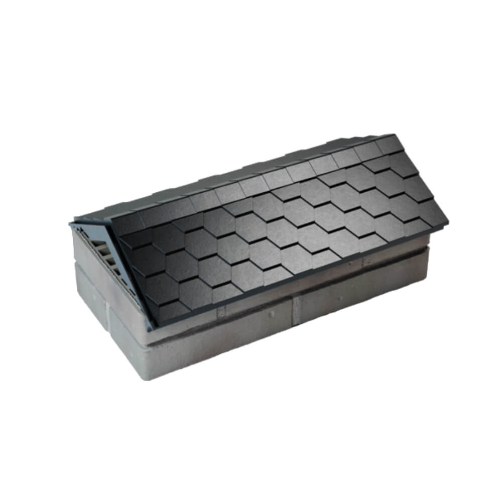 Парапет Zking Эверест Черный с посадкой на 1 кирпич (200/225/255мм) в Феодосии фото