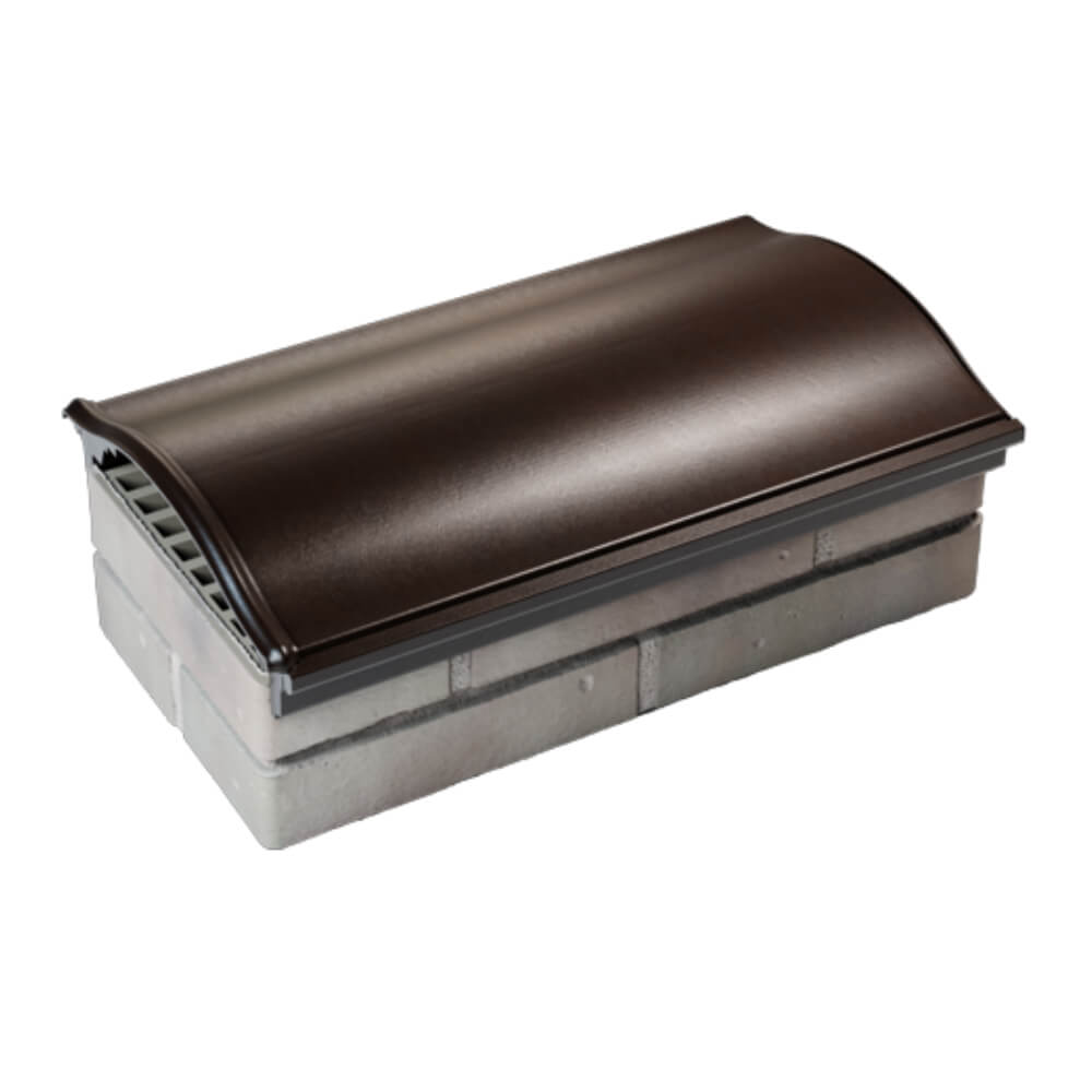 Парапет Zking Монблан Коричневый посадка на 1 кирпич (200/225/255мм) в Феодосии фото