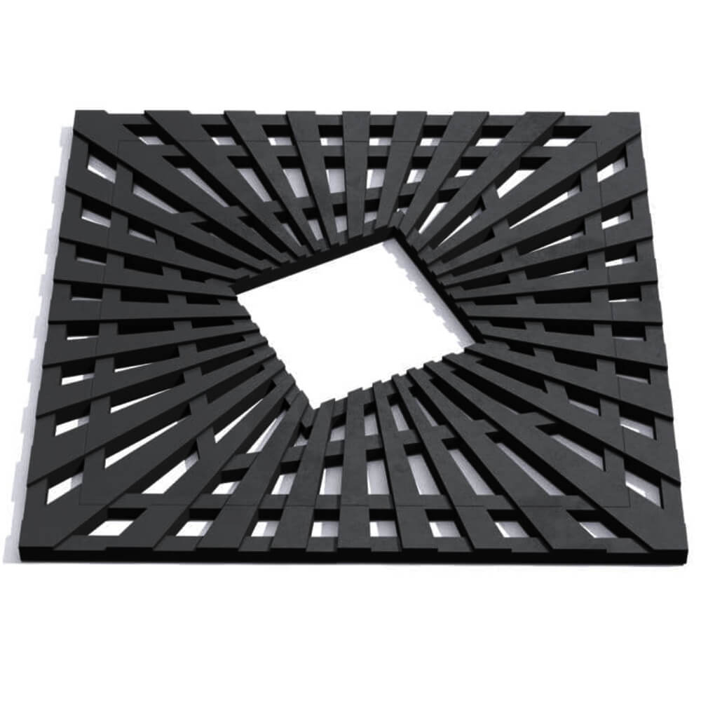 Приствольная решетка для дерева ZKING ATMOSPHERE 1.2х1.2м Черная Феодосия фото