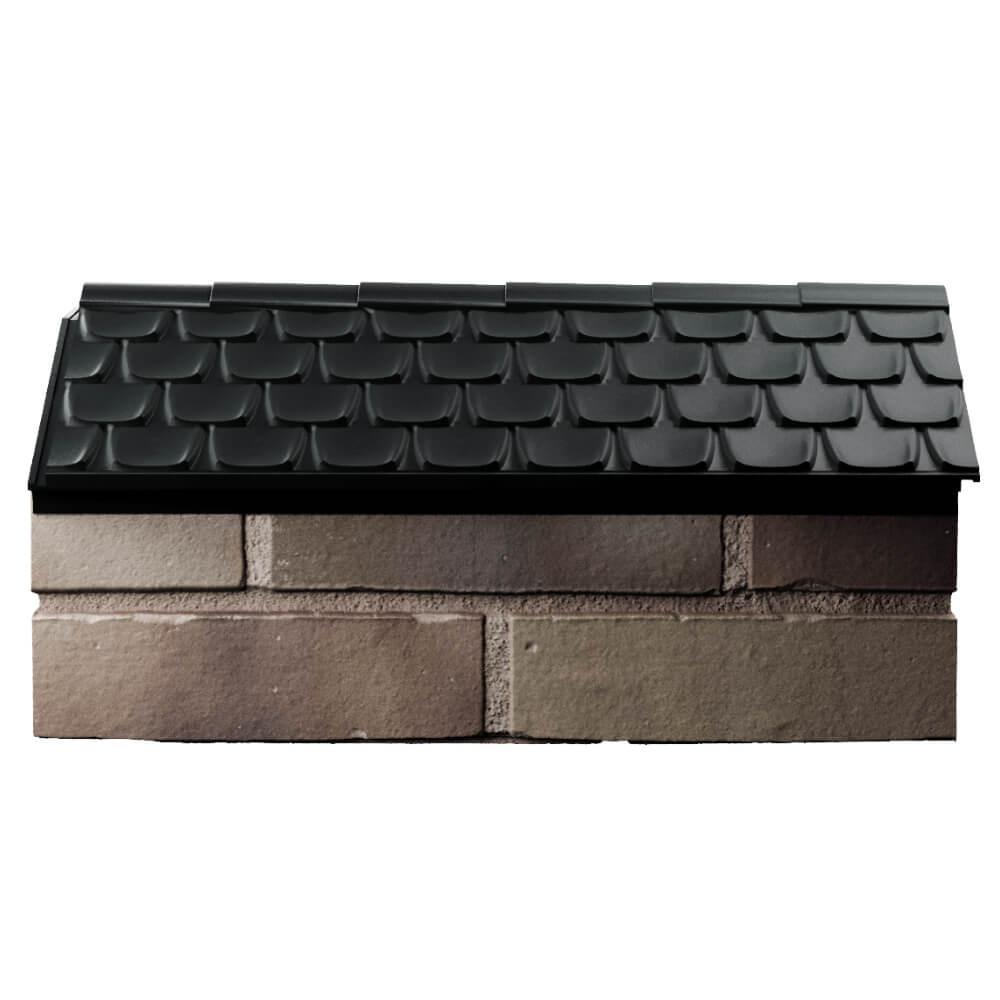 Парапет Zking Эльбрус Черный с посадкой на 1 кирпич (255мм) в Феодосии фото