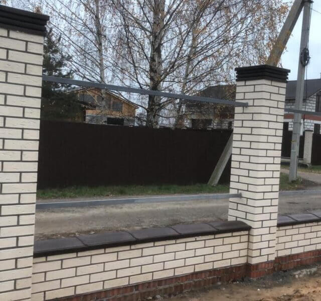 Колпак Zking Бона ХайТек Коричневый на столб 1.5х1.5 кирпича (385х385мм) в Феодосии фото