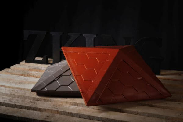 Колпак Zking Эверест Красный на столб 1.5х1.5 кирпича (390х390мм) в Феодосии фото