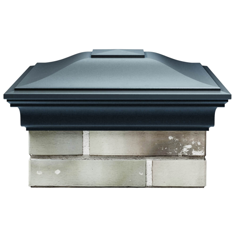 Колпак Zking Монблан Серый на столб 1.5х1.5 кирпича (385х385мм) Феодосия фото