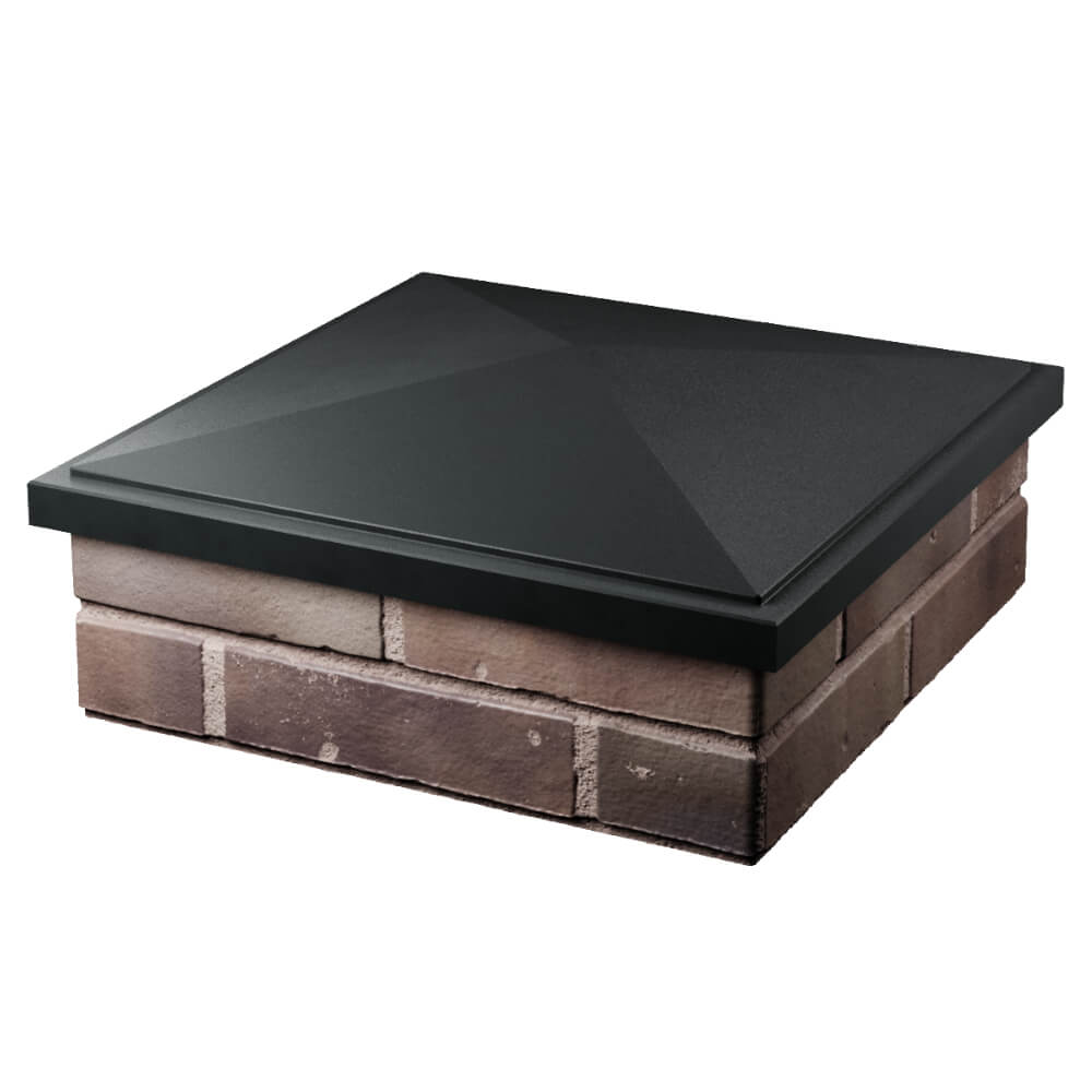 Колпак Zking БонаМоно Черный на столб 2х2 кирпича (515х515, 530х530мм) в Феодосии фото