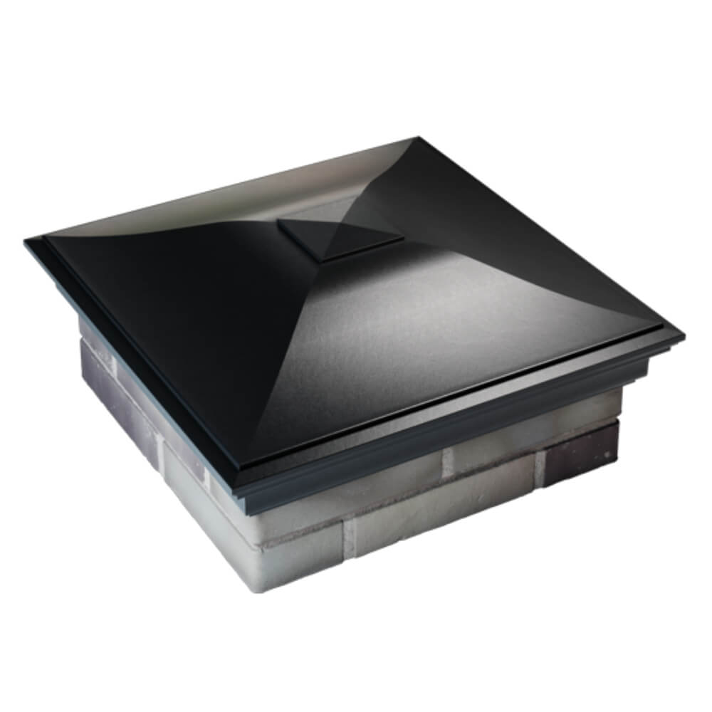 Колпак Zking Монблан Черный на столб 2х2 кирпича (515х515мм) Феодосия фото