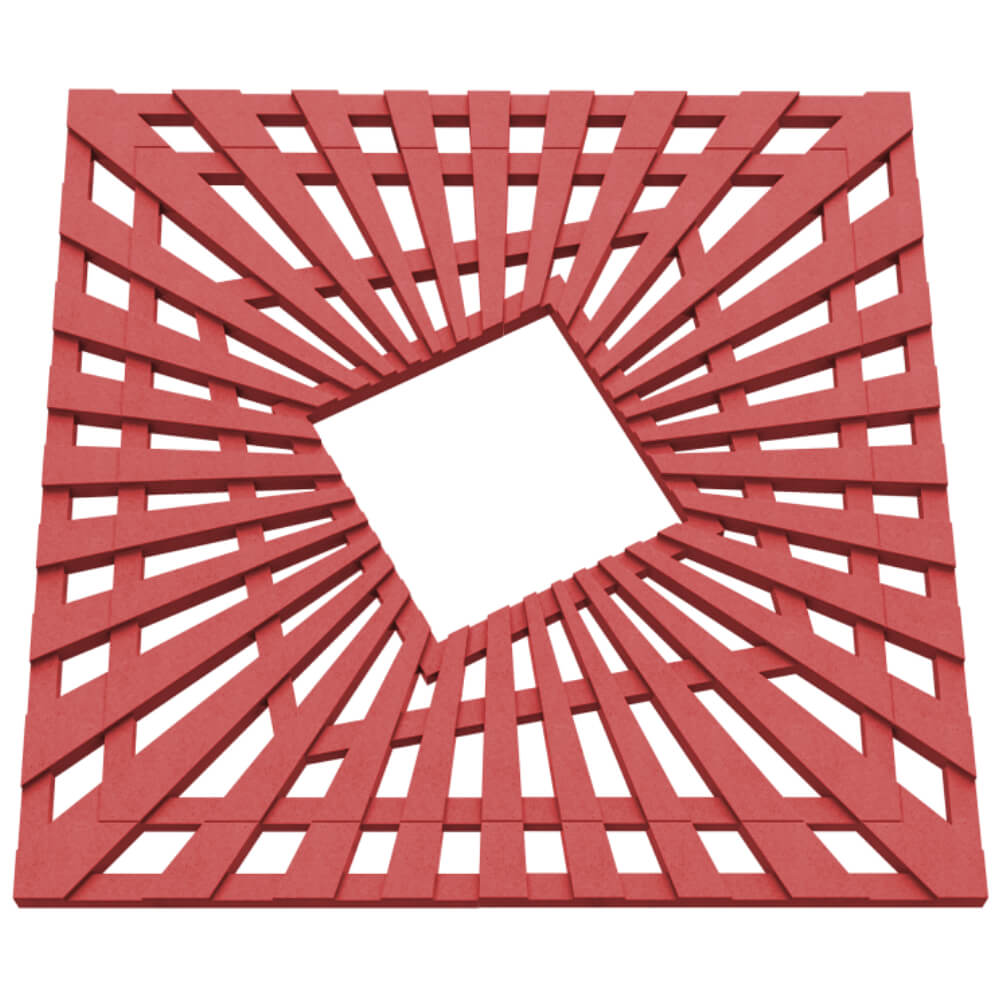 Приствольная решетка для дерева ZKING ATMOSPHERE 1.2х1.2м Красная в Феодосии фото