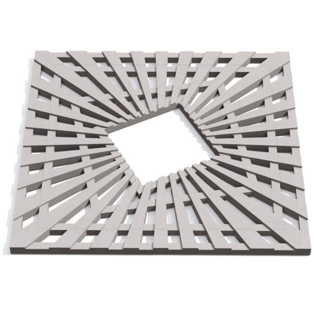 Приствольная решетка для дерева ZKING ATMOSPHERE 1.2х1.2м Бежевая Феодосия фото