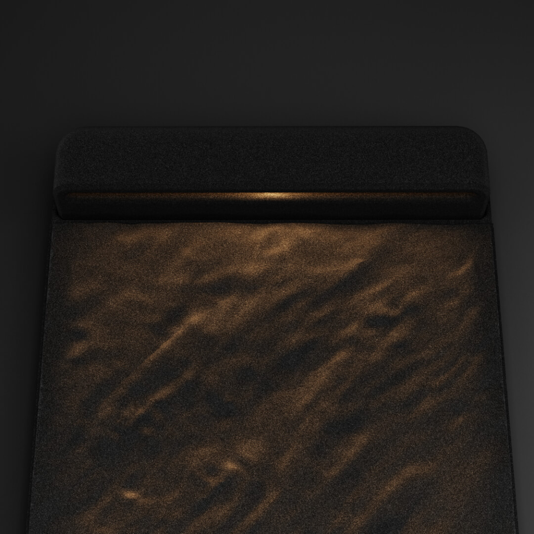 LED Светильник для шаговой плиты STONE Черный Сланец 330х75х98мм в Феодосии фото