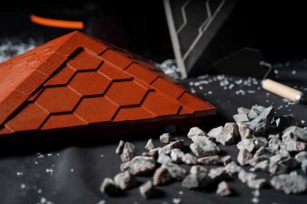 Колпак Zking Эверест Красный на столб 1.5х1.5 кирпича (390х390мм) в Феодосии фото