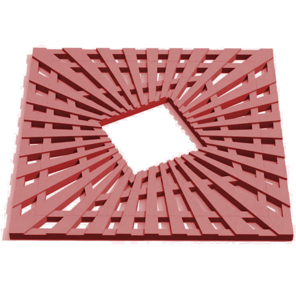 Приствольная решетка для дерева ZKING ATMOSPHERE 1.2х1.2м Красная Феодосия фото