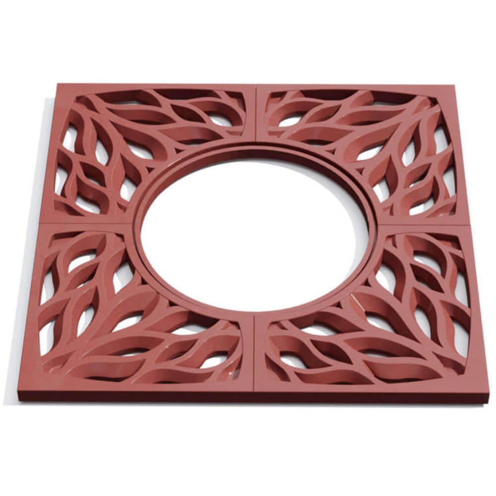 Приствольная решетка для дерева ZKING CRUST 1.2х1.2м Красная Феодосия фото