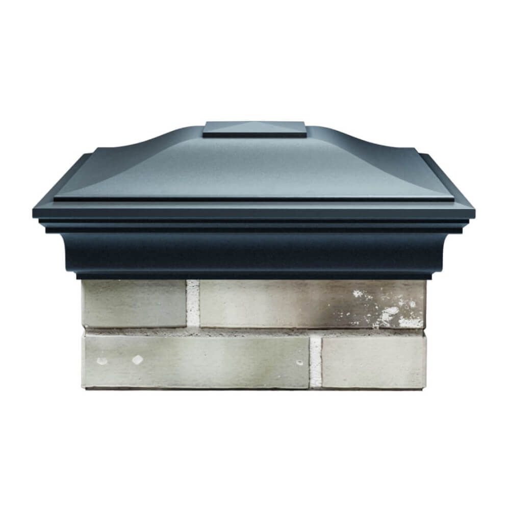 Колпак Zking Монблан Серый на столб 1.5х1.5 еврокирпича 0.7НФ (355х355мм) Феодосия фото