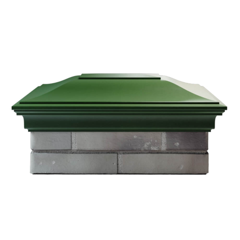 Колпак Zking Монблан Зеленый на столб 2х1.5 кирпича (515х385мм) в Феодосии фото