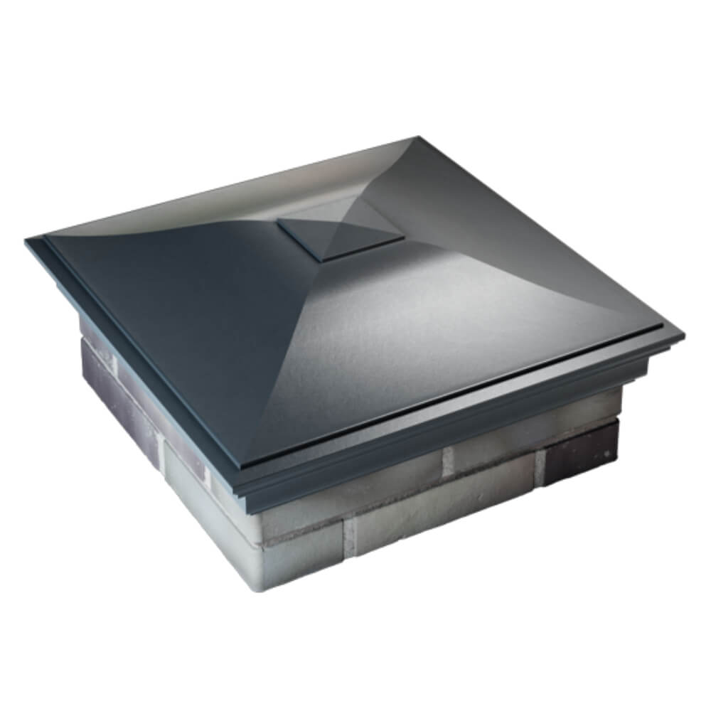 Колпак Zking Монблан Серый на столб 2х2 кирпича (515х515мм) Феодосия фото