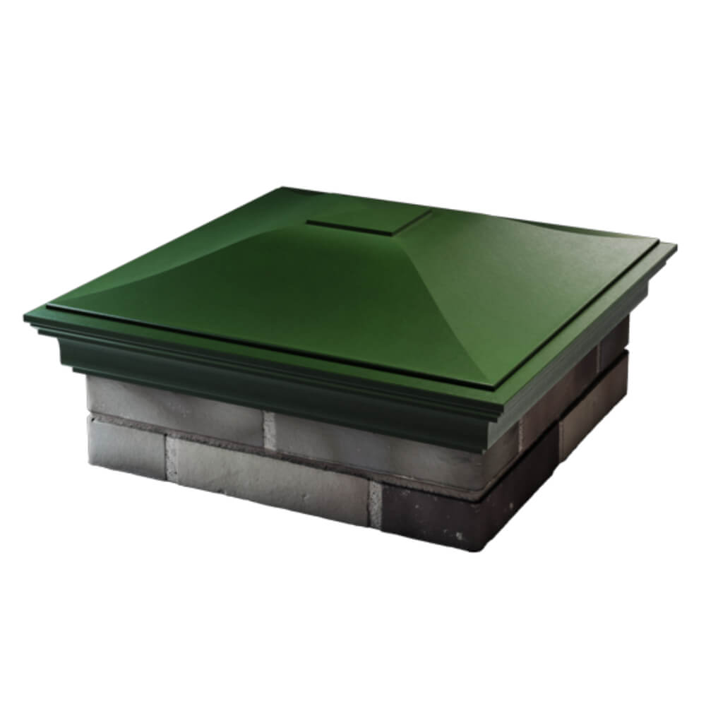 Колпак Zking Монблан Зеленый на столб 2х2 кирпича (515х515мм) в Феодосии фото