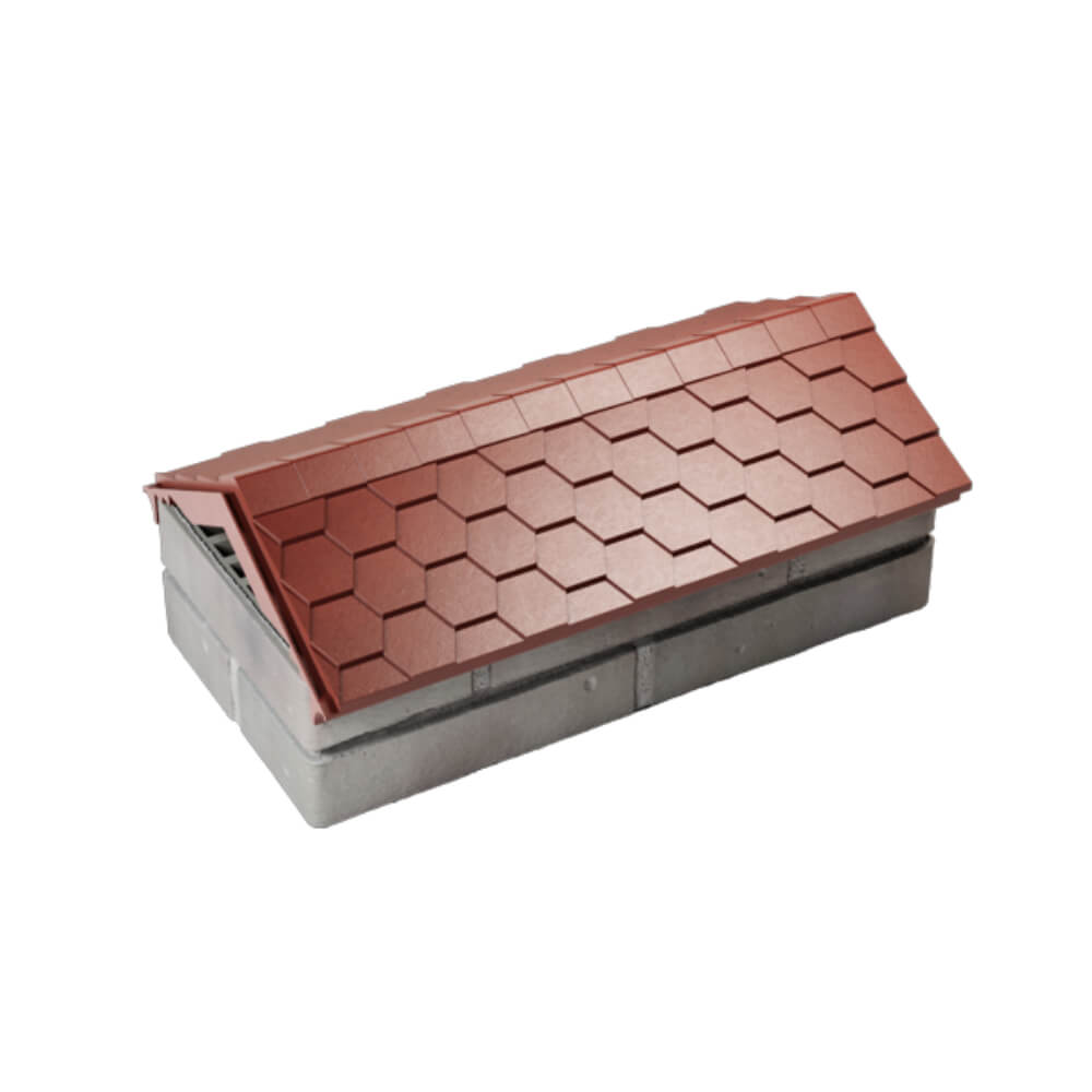 Парапет Zking Эверест Красный с посадкой на 1 кирпич (200/225/255мм) в Феодосии фото