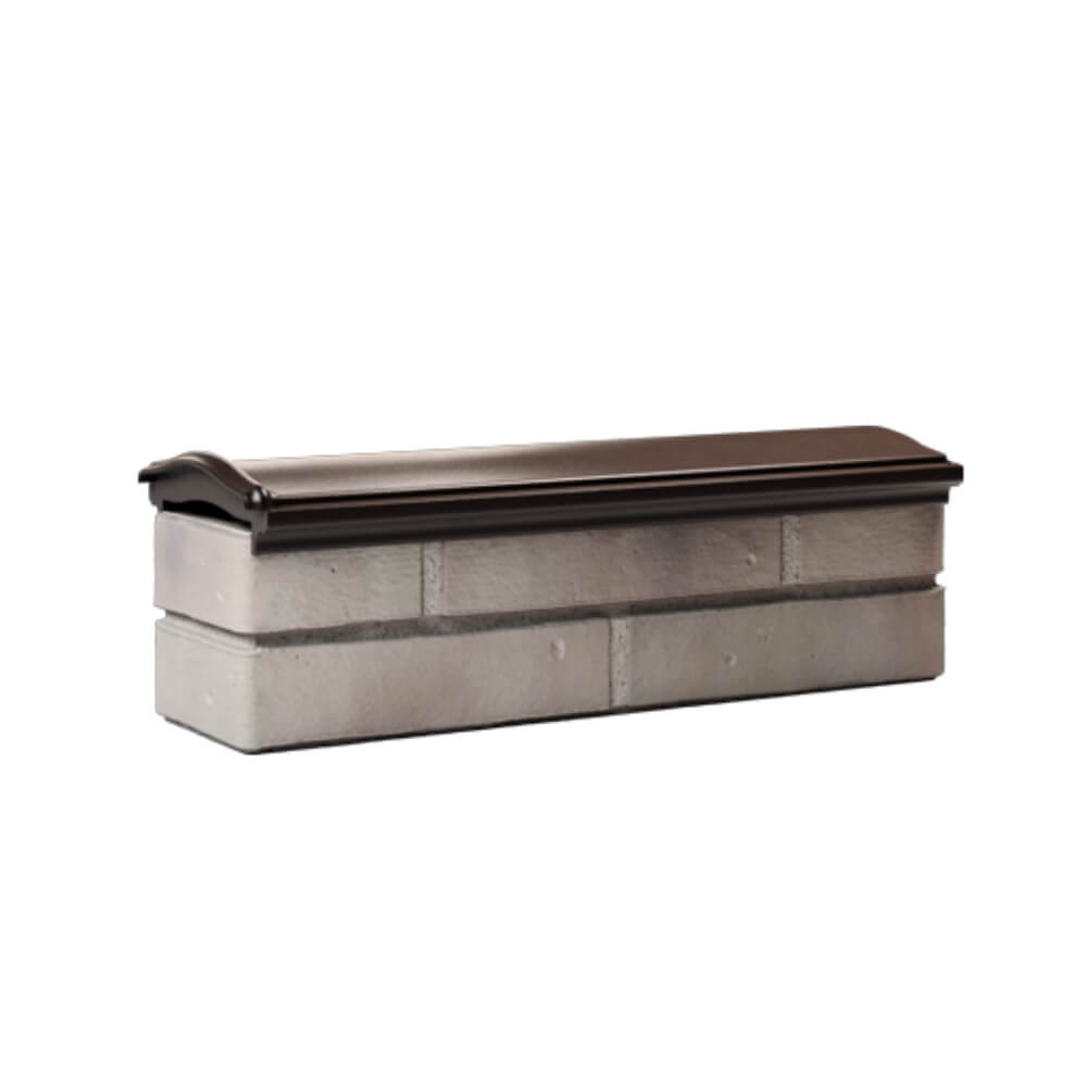 Парапет Zking Монблан Коричневый посадка на 0.5 кирпича (130мм) Феодосия фото