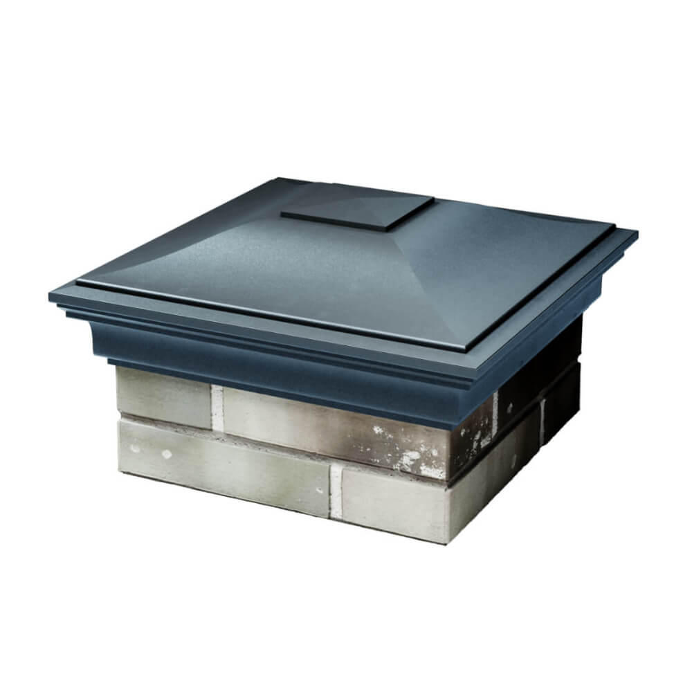 Колпак Zking Монблан Серый на столб 1.5х1.5 еврокирпича 0.7НФ (355х355мм) в Феодосии фото