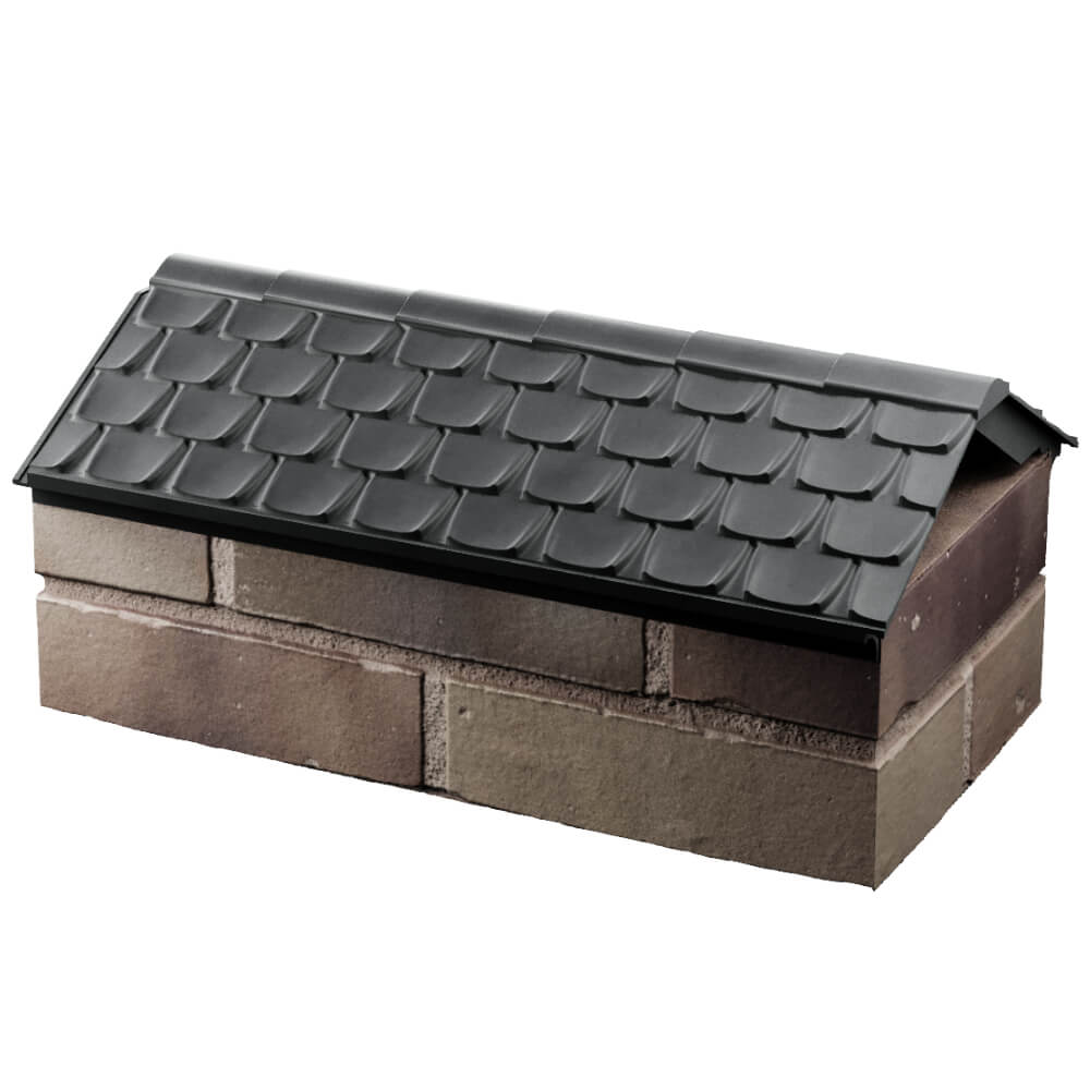 Парапет Zking Эльбрус Серый с посадкой на 1 кирпич (255мм) в Феодосии фото