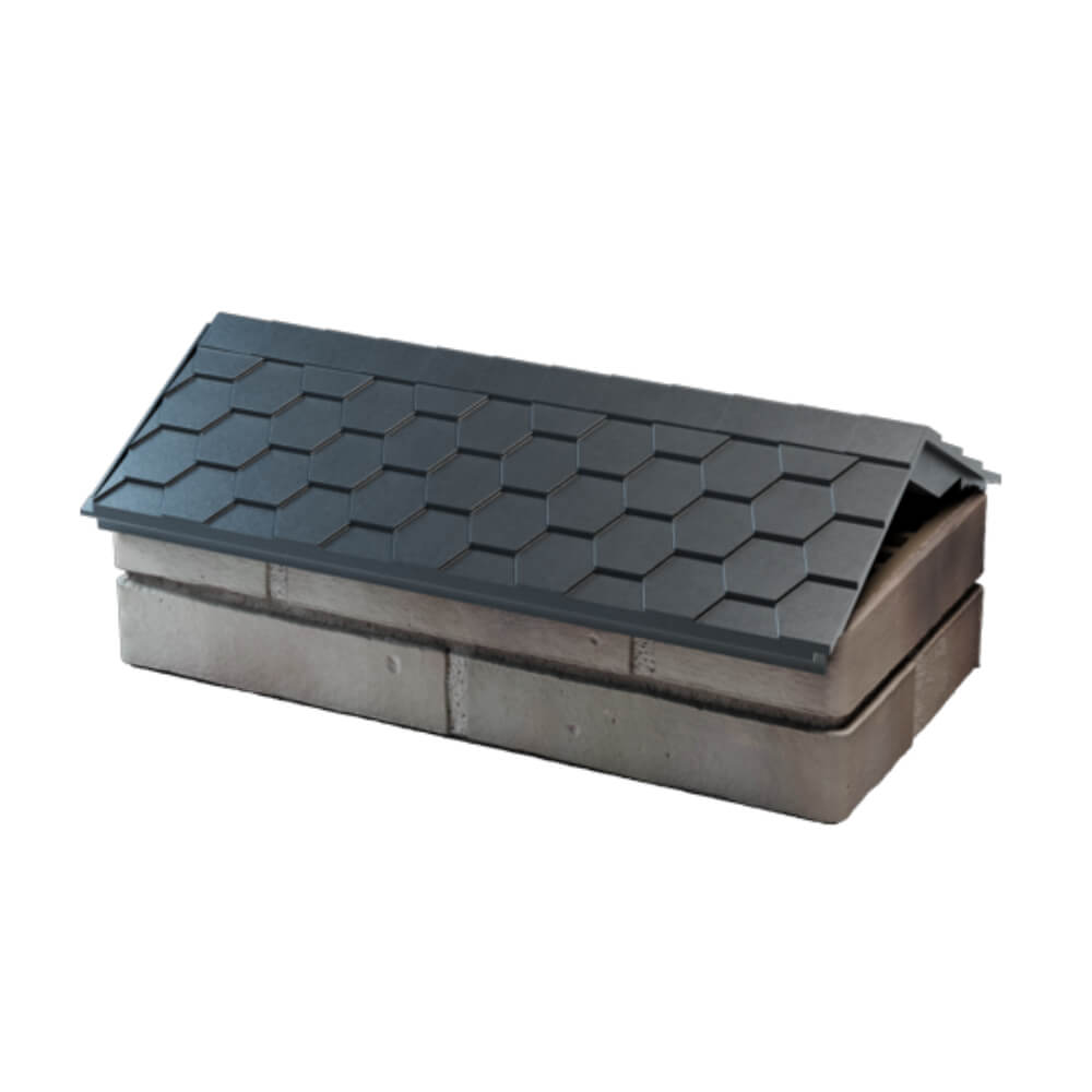 Парапет Zking Эверест Серый с посадкой на 1 кирпич (200/225/255мм) в Феодосии фото