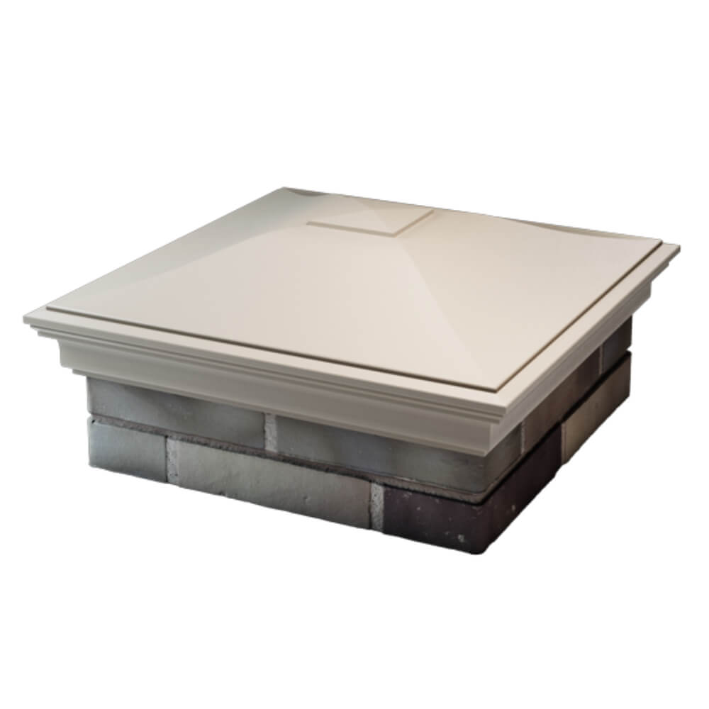 Колпак Zking Монблан Бежевый на столб 2х2 кирпича (515х515мм) в Феодосии фото