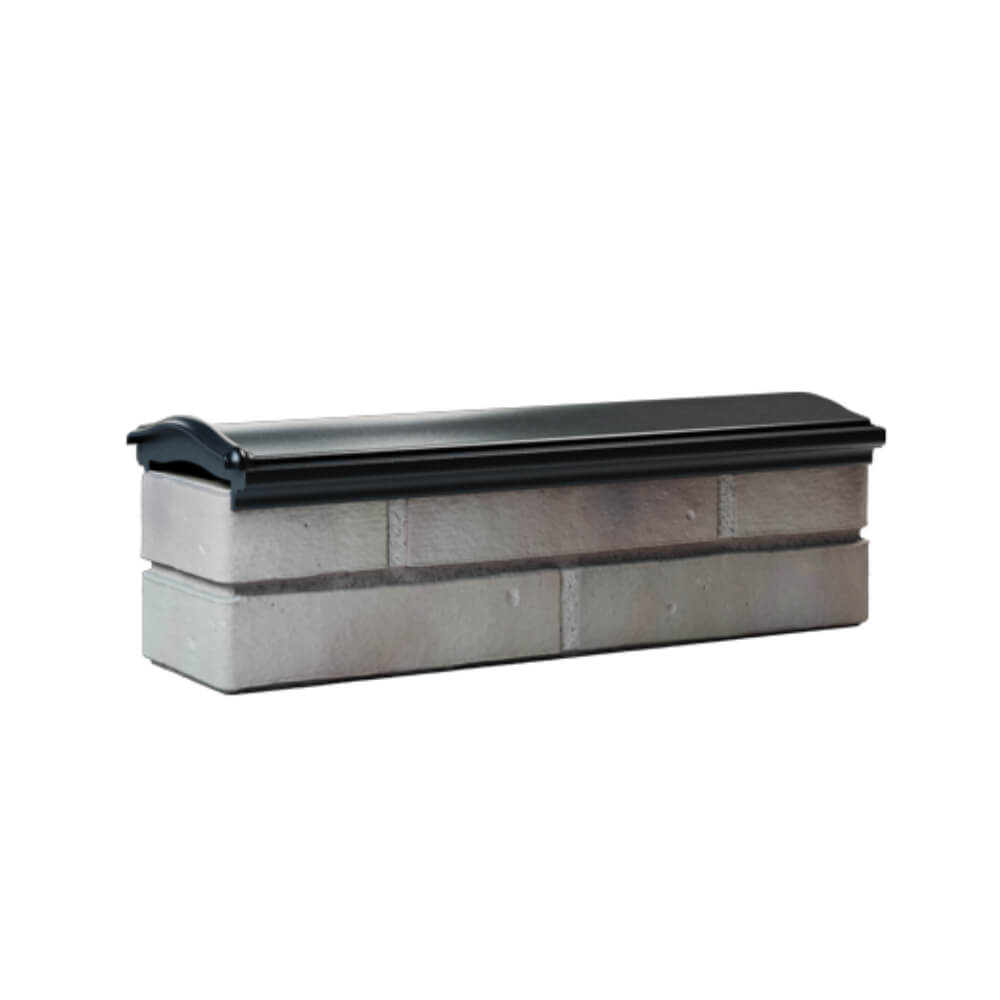 Парапет Zking Монблан Черный посадка на 0.5 кирпича (130мм) Феодосия фото