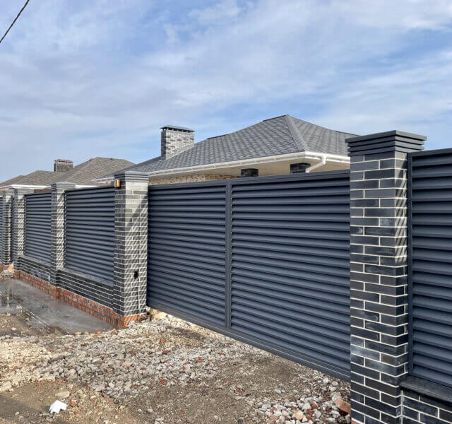 Колпак Zking Бона ХайТек Серый на столб 1.5х1.5 кирпича (385х385мм) в Феодосии фото